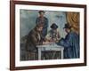 The Card Players, 1890-92-Paul Cezanne-Framed Giclee Print