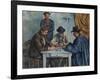 The Card Players, 1890-92-Paul Cezanne-Framed Giclee Print