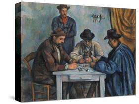 The Card Players, 1890-92-Paul Cezanne-Stretched Canvas