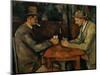 The Card Players, 1890-95-Paul Cézanne-Mounted Giclee Print