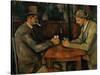 The Card Players, 1890-95-Paul Cézanne-Stretched Canvas