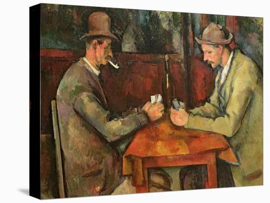 The Card Players, 1893-96-Paul Cézanne-Stretched Canvas