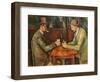 The Card Players, 1893-96-Paul C?zanne-Framed Premium Giclee Print