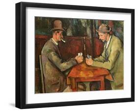 The Card Players, 1893-96-Paul C?zanne-Framed Giclee Print