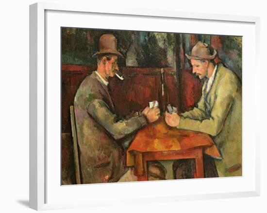 The Card Players, 1893-96-Paul C?zanne-Framed Giclee Print