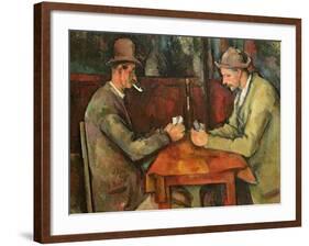 The Card Players, 1893-96-Paul C?zanne-Framed Giclee Print