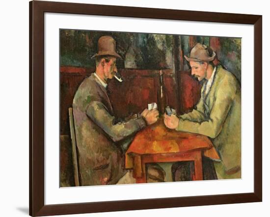 The Card Players, 1893-96-Paul C?zanne-Framed Giclee Print