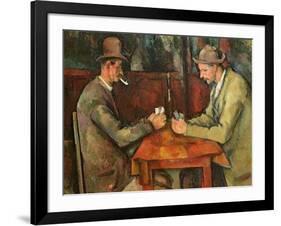 The Card Players, 1893-96-Paul C?zanne-Framed Giclee Print