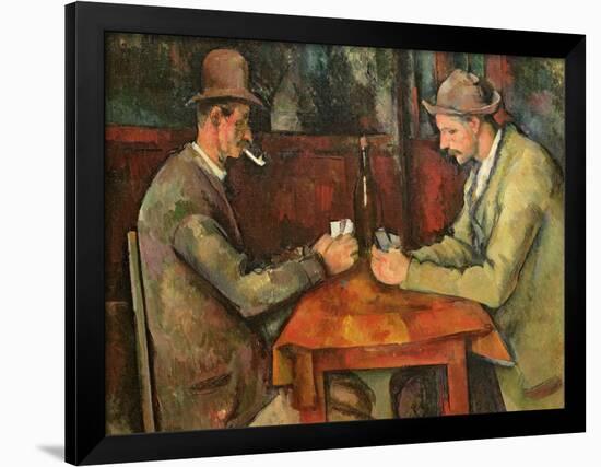 The Card Players, 1893-96-Paul C?zanne-Framed Giclee Print