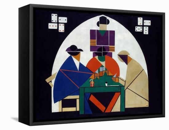 The Card Players. 1916 - 17-Theo Van Doesburg-Framed Stretched Canvas