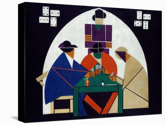 The Card Players. 1916 - 17-Theo Van Doesburg-Stretched Canvas