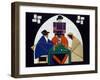 The Card Players. 1916 - 17-Theo Van Doesburg-Framed Giclee Print