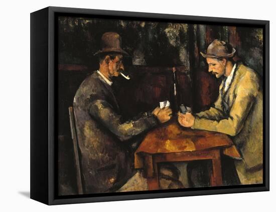 The Card Players, c.1890-Paul Cézanne-Framed Stretched Canvas