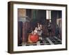 The Card Players, C1663-1665-Pieter de Hooch-Framed Giclee Print