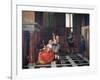 The Card Players, C1663-1665-Pieter de Hooch-Framed Giclee Print