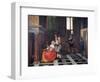 The Card Players, C1663-1665-Pieter de Hooch-Framed Giclee Print