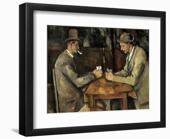 The Card Players (Les Joueurs De Cartes)-Paul Cézanne-Framed Art Print