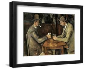 The Card Players (Les Joueurs De Cartes)-Paul Cézanne-Framed Art Print