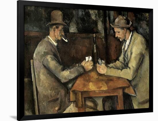 The Card Players (Les Joueurs De Cartes)-Paul Cézanne-Framed Art Print