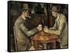 The Card Players (Les Joueurs De Cartes)-Paul Cézanne-Framed Stretched Canvas