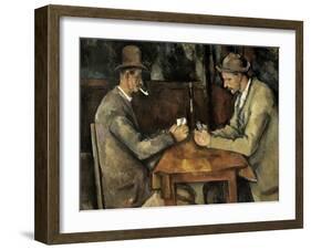 The Card Players (Les Joueurs De Cartes)-Paul Cézanne-Framed Art Print