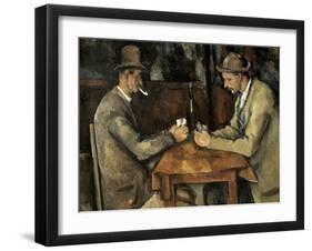 The Card Players (Les Joueurs De Cartes)-Paul Cézanne-Framed Art Print