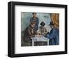 The Card Players-Paul Cézanne-Framed Art Print