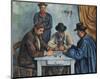 The Card Players-Paul Cézanne-Mounted Art Print