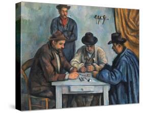 The Card Players-Paul Cézanne-Stretched Canvas