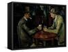 The Card Players-Paul Cézanne-Framed Stretched Canvas