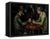 The Card Players-Paul Cézanne-Framed Stretched Canvas