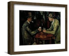 The Card Players-Paul Cézanne-Framed Giclee Print