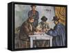 The Card Players-Paul Cézanne-Framed Stretched Canvas