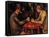 The Card Players-Paul Cézanne-Framed Stretched Canvas