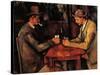 The Card Players-Paul Cézanne-Stretched Canvas