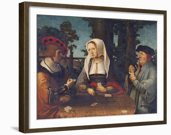 The Card Players-Lucas van Leyden-Framed Giclee Print