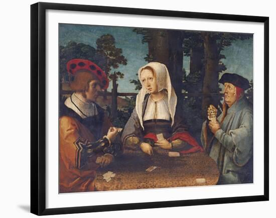 The Card Players-Lucas van Leyden-Framed Giclee Print