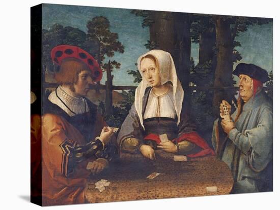 The Card Players-Lucas van Leyden-Stretched Canvas