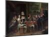 The Card Players-Jan Havicksz. Steen-Mounted Giclee Print