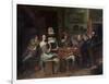 The Card Players-Jan Havicksz. Steen-Framed Giclee Print