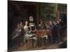 The Card Players-Jan Havicksz. Steen-Mounted Giclee Print