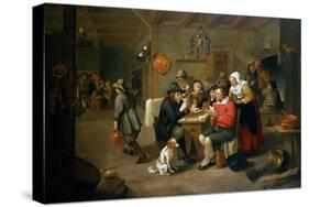 The Card Players-Matheus van Helmont-Stretched Canvas