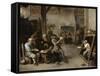 The Card Players-David Teniers the Younger-Framed Stretched Canvas