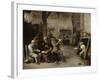 The Card Players-David Teniers the Younger-Framed Giclee Print