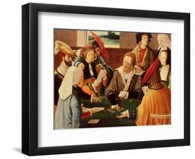 The Card Players-Lucas van Leyden-Framed Premium Giclee Print