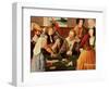 The Card Players-Lucas van Leyden-Framed Premium Giclee Print