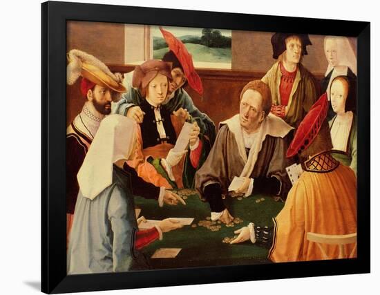 The Card Players-Lucas van Leyden-Framed Giclee Print