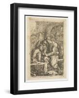 The Card Players-Thomas Wyck-Framed Premium Giclee Print