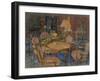 The Card Table, L'Eveche-Susan Ryder-Framed Giclee Print