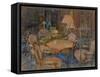 The Card Table, L'Eveche-Susan Ryder-Framed Stretched Canvas